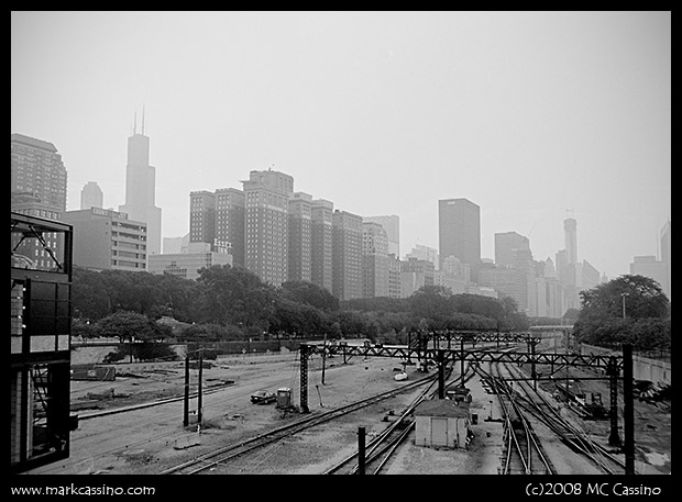 Commuter Train Tracks, Chicago, Illinois