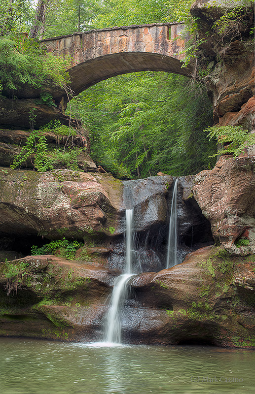 Upper Falls Near Old Man's Cave, Hocking Hills State Park, Ohio