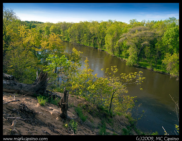 Kalamazoo River In Spring