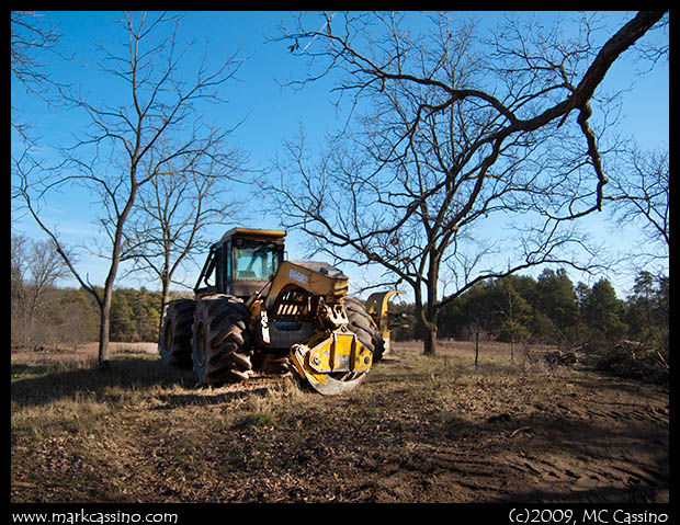Logging Equipment in Allegan Forest Logging Equipment in Allegan Forest