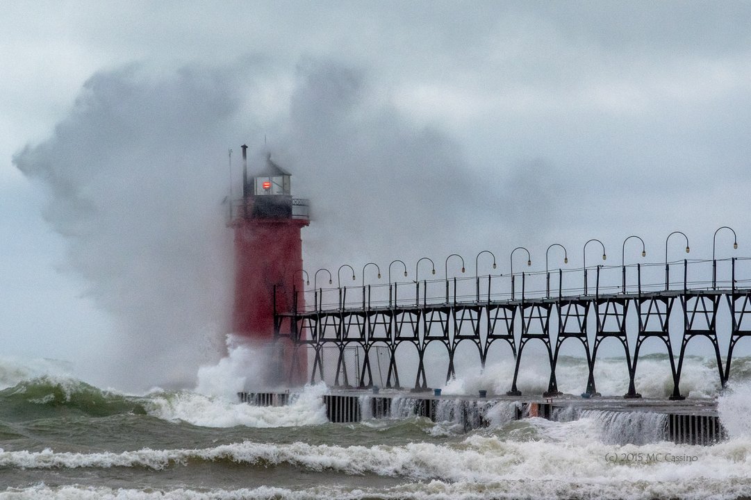 The Gales of November - High Surf at South Haven