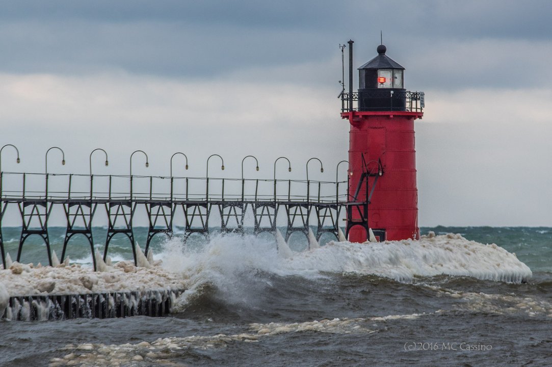 High Surf at South Haven